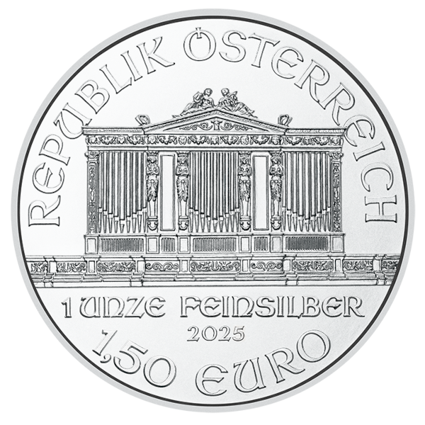 AUSTRIAN SILVER - 2025 1 OZ AUSTRIAN SILVER PHILHARMONIC - 1SPH25