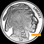 1 OZ SILVER ROUND BUFFALO