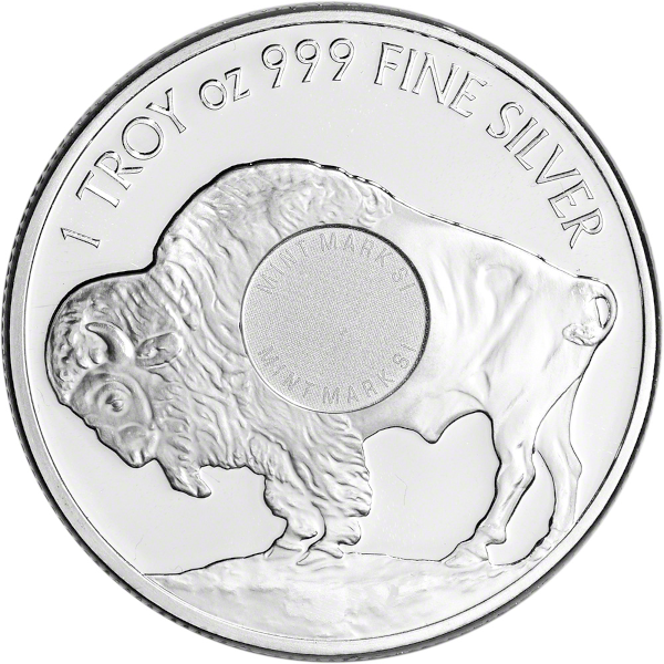 SILVER ROUNDS 1 OZ - 1 OZ SILVER ROUND BUFFALO SUNSHINE MINT - 1SRDBUSS