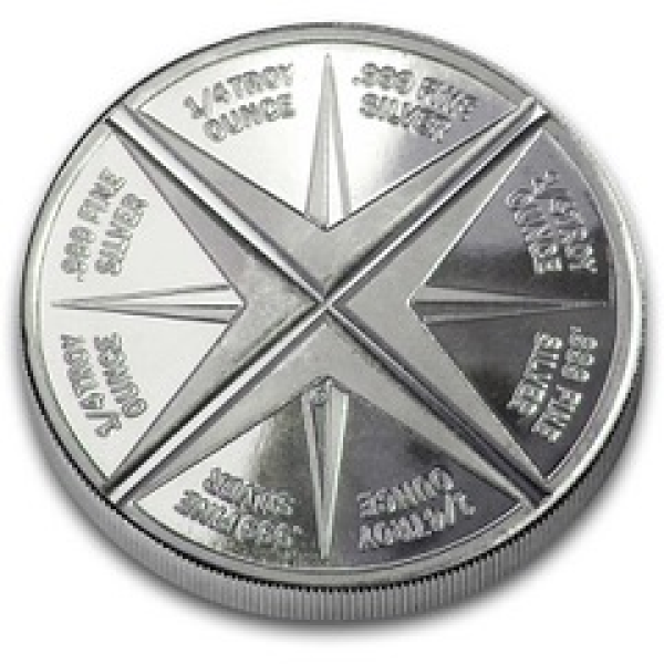 SILVER ROUNDS 1 OZ - 1 OZ SILVER ROUND DOUBLE DIVISIBLE - 1SRDDD