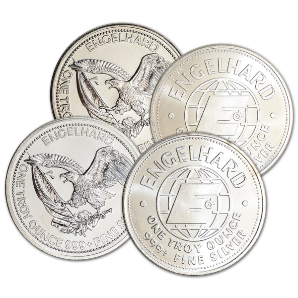 1 OZ SILVER ROUND ENGELHARD