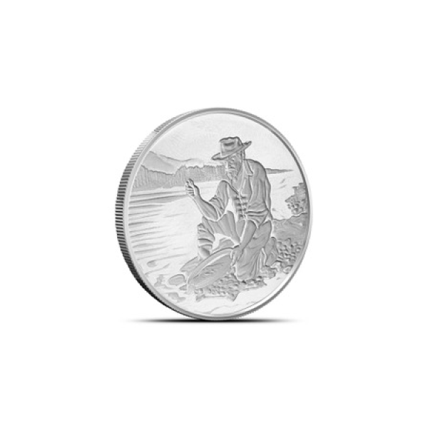 SILVER ROUNDS 1 OZ - 1 OZ SILVER ROUND GOLD PANNER DIVISIBLE - 1SRDGPD