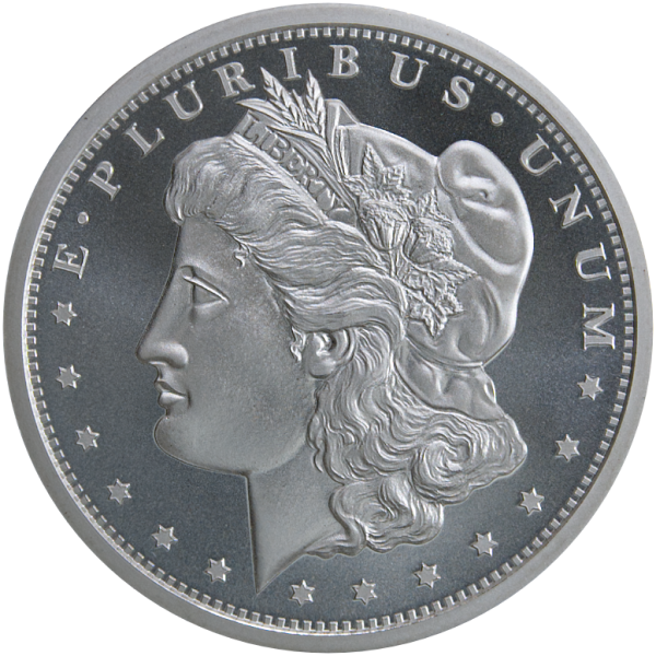 1 OZ SILVER ROUND MORGAN GOLDEN STATE MINT