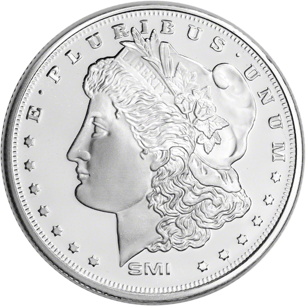 SILVER ROUNDS 1 OZ - 1 OZ SILVER ROUND MORGAN DOLLAR SUNSHINE MINT - 1SRDMORGSS