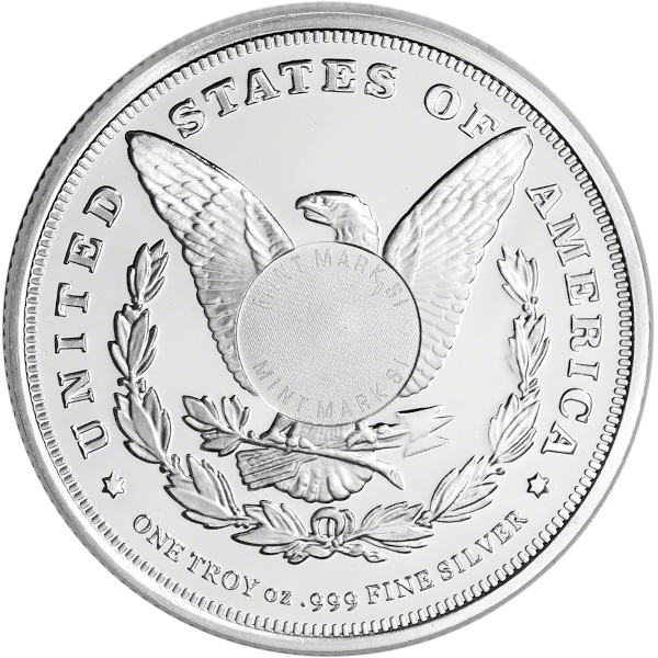 SILVER ROUNDS 1 OZ - 1 OZ SILVER ROUND MORGAN DOLLAR SUNSHINE MINT - 1SRDMORGSS