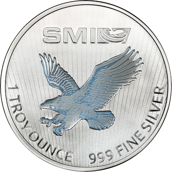 SILVER ROUNDS 1 OZ - 1 OZ SILVER ROUND SUNSHINE MERCURY - 1SRDSSM