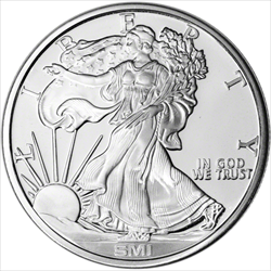 Walking Liberty 1 oz .999 Silver Round
