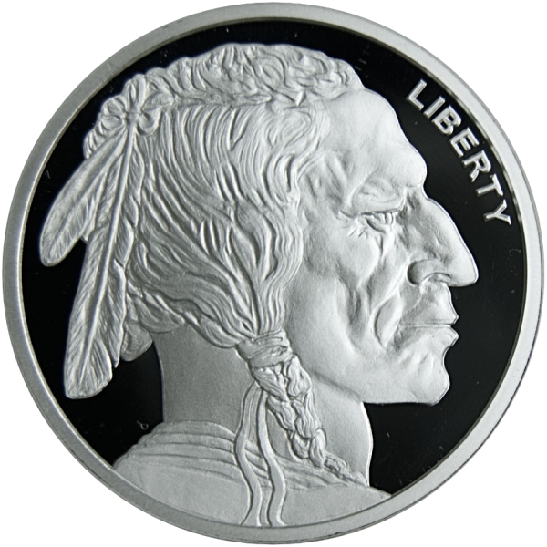 SILVER ROUNDS 2 OZ - 2 OZ SILVER ROUND BUFFALO DESIGN GOLDEN STATE MIN - 2SRDBUGSM