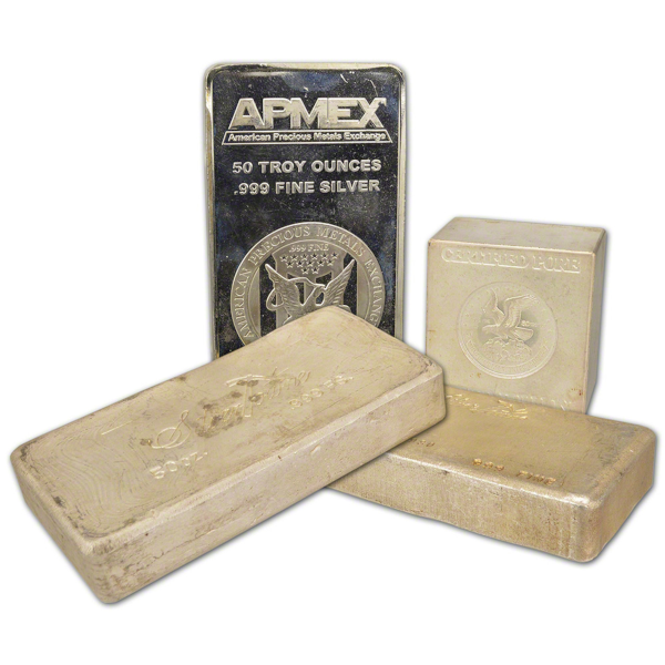 50 OZ SILVER BAR