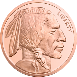 5 OZ COPPER ROUND BUFFALO