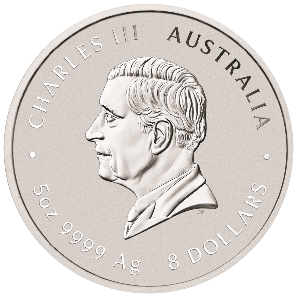 2025 5 OZ PERTH MINT SILVER SNAKE (LUNAR SERIES)