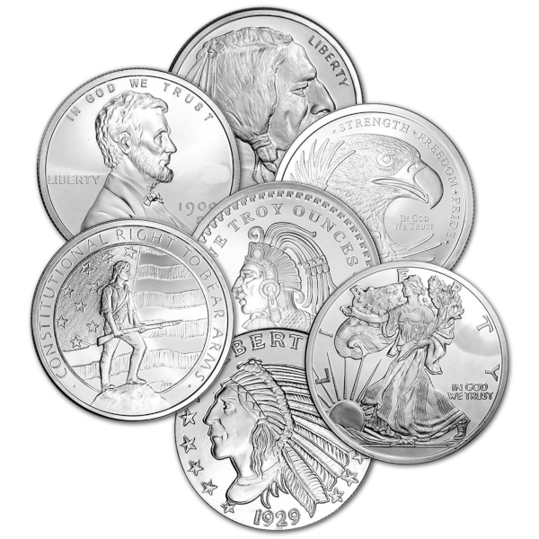 5 OZ SILVER ROUND GENERIC BRAND