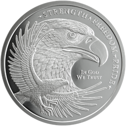 5 oz Silver Round Eagle Golden State Mint