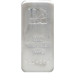 Dillon-Gage 1kg .999 Silver Bar