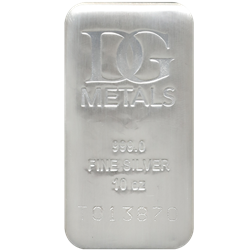 Dillon-Gage 10 oz .999 Silver Bar