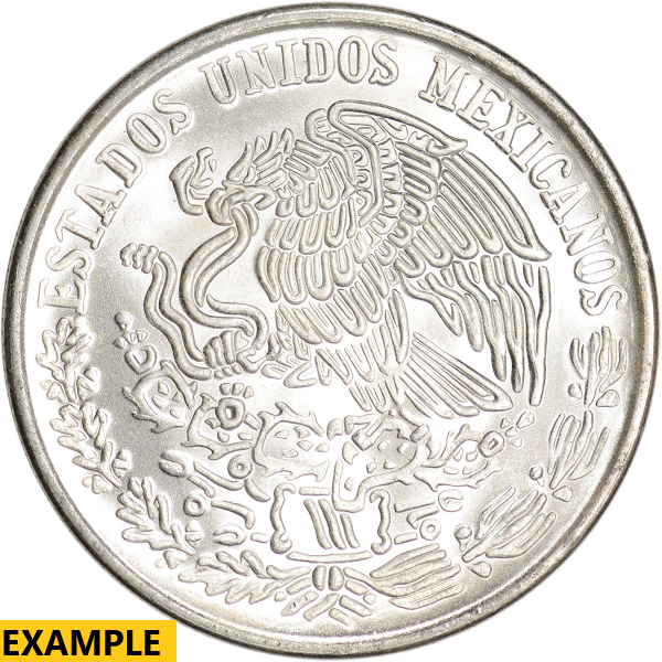 MEXICAN SILVER - 1977-1979 MEXICAN 100 PESO SILVER - S100PES