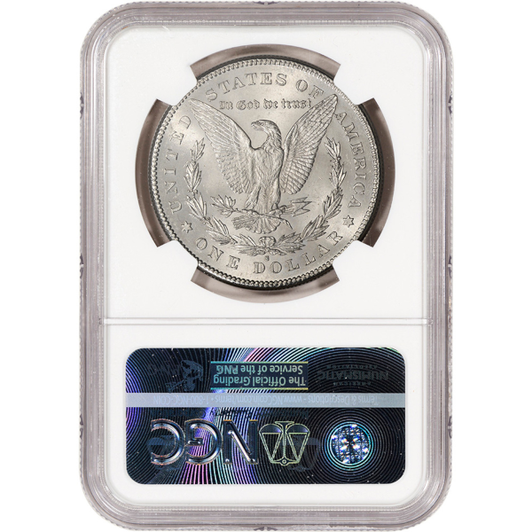 1878-S MORGAN SILVER DOLLAR NGC BU G.T. MORGAN LABEL