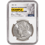 1881-S MORGAN SILVER DOLLAR NGC BU G.T. MORGAN LABEL