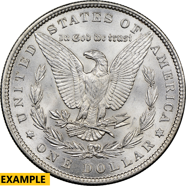 SILVER DOLLARS - 1896 $1 SILVER MORGAN BU - R$1896BU