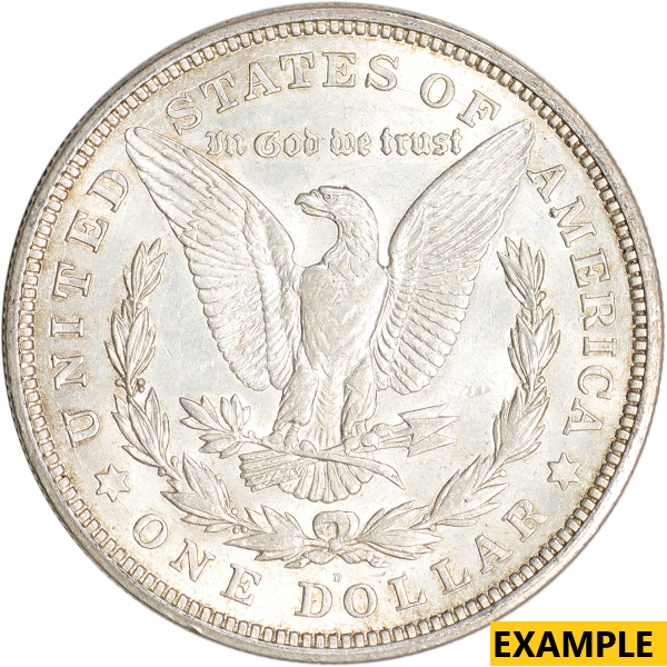 SILVER DOLLARS - 1921 $1 SILVER MORGAN D AU - SDMO1921DAU