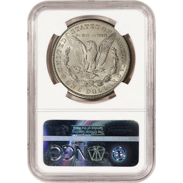 1921-S MORGAN SILVER DOLLAR NGC BU G.T. MORGAN LABEL