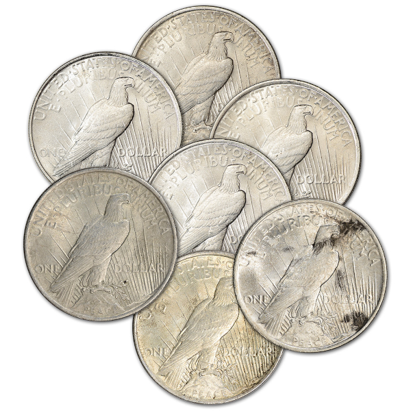 SILVER DOLLARS - 1923 $1 U.S. SILVER PEACE AU - SDPE1923AU