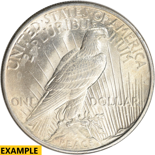 SILVER DOLLARS - 1925 $1 U.S. SILVER PEACE BU - SDPE1925BU