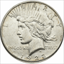 AMERICAN SILVER PEACE DOLLAR CLEANED OR EXCESSIVE WEAR