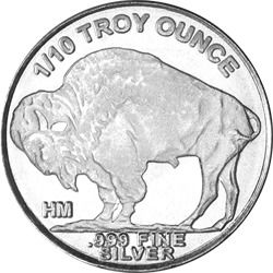 Buffalo 1/10 oz .999 Silver Round