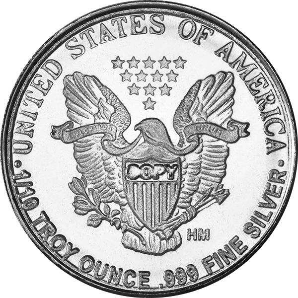 SILVER ROUNDS FRACTIONAL - 1/10 OZ SILVER ROUND WALKING LIBERTY - .1SRDWL