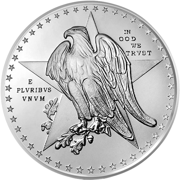 1 OZ SILVER ROUND TEXAS 