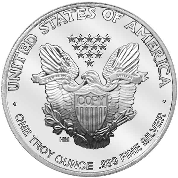 1 OZ SILVER ROUND WALKING LIBERTY